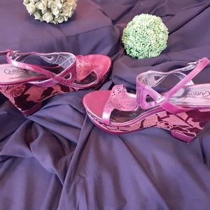 Carlos Santana wedge sandals